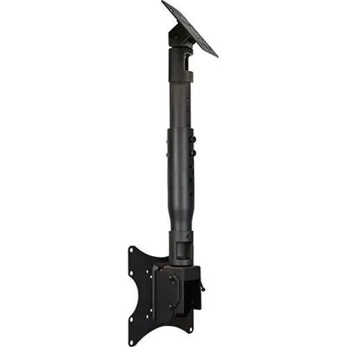 ViewZ VZ-CMKIT-03 VESA Ceiling Mount Kit for 23"-32" CCTV and Video Wall Monitors, Includes VZ-CM-T Tilt Ceiling Plate, VZ-CM-V1 VESA Mounting Head and VZ-CM-P15 Telescoping Extension Column 14.55"