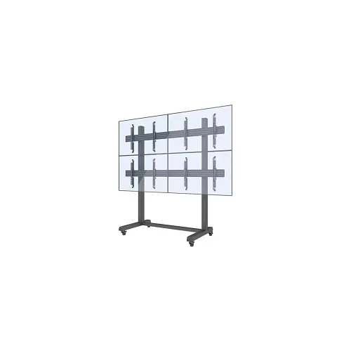 ViewZ VZ-FSM2X2 Customizable Video Wall Extending Flat-Panel Mount for Displays, 49-55"