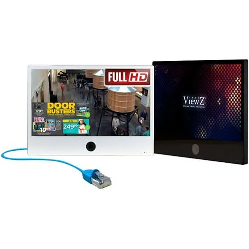 ViewZ VZ-PVM-I2B3N 1920 x 1080 IP HD Color Public View LED Monitor, Black