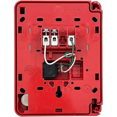 Fire-Lite W-BG12LX SWIFT Wireless Addressable Pull Station, Includes Four CR123A Batteries