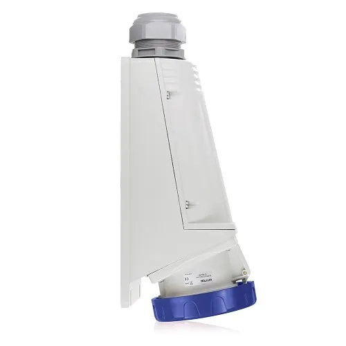 Leviton W2125-S6 International Panel and Surface Receptacle 125A 200-250V, Blue
