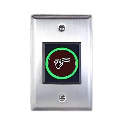 Dortronics W5278-25 Infrared Proximity Activated Touchless Switch Single Gang Plate