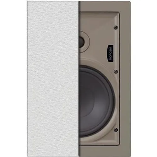 Proficient W667 Protege In-Wall Speakers with 6.5" Polypropylene Woofer and 3/4" Fixed Soft-Dome Tweeter, Pair