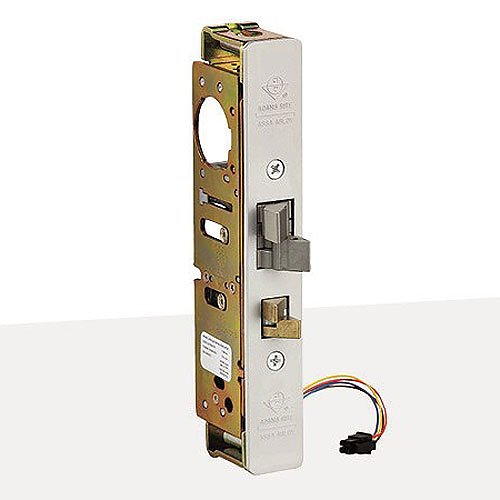 Adams Rite 4300-30-2RP 4300 Steel Hawk Electrified Deadlatch RITE Pack Kit, 1-1/8" Backset for Mortised Strike, Includes (4) Faceplates, Clear and Dark Bronze Anodized