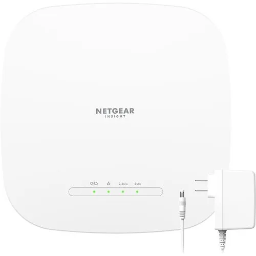 Netgear AX3000 Dual-Band PoE Multi-Gig Insight Managed Wi-Fi Access Point with Power Adapter