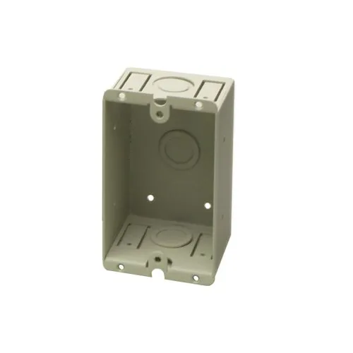 RDL WB-1U Universal Wall Box, Single, Mounts RDL Remote Controls and Wall Plates
