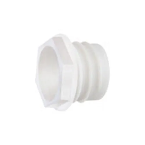 Arlington WB200 Non-Metallic Wire Bushing, 2", Plastic, White