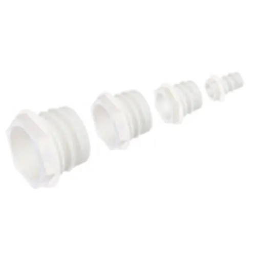 Arlington WB875 Non-Metallic Wire Bushing 3/4 in, Plastic, White