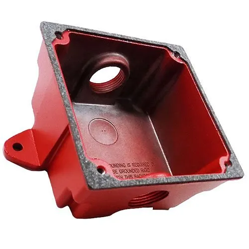 Eaton WBB-R-3/4T-3/4B Backbox Accessory for Wheelock Signaling Appliances