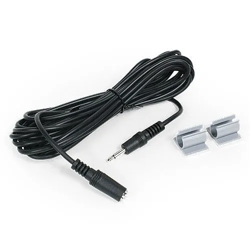 Williams AV WCA 007 WC 3.5mm Male to 3.5mm Female Mono 12' Cable with (2) PLC 004 Mic Clips