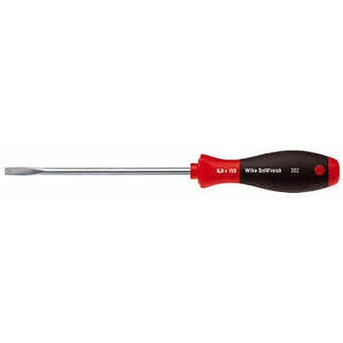 Wiha Softfinish Cushion Grip Slotted Screwdriver 6.5 150mm