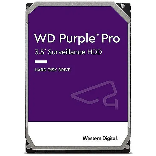 WD WD101PURP Purple Pro 3.5" Hard Drive for Conventional Magnetic Recording Method, 10 TB, SATA 6Gb/s