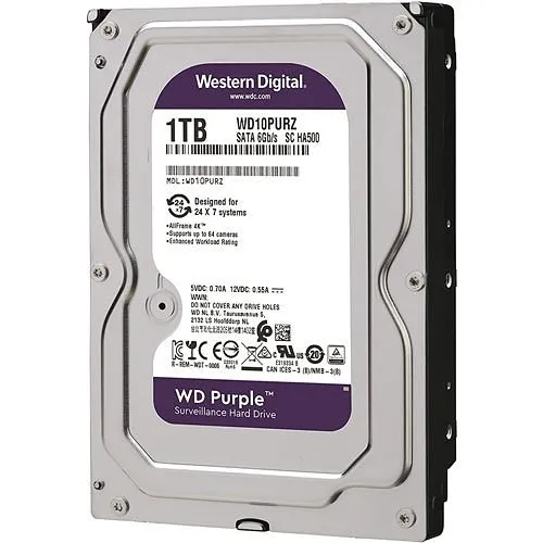 WD WD10PURZ WD Purple 1TB 3.5" SATA III Surveillance HDD