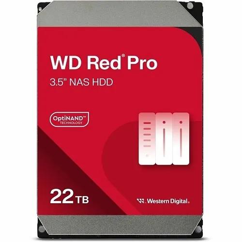 WD WD221KFGX Hard Disk Drive, 22TB Red Pro Nas HDD