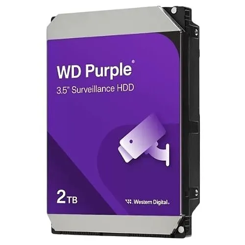 VIVOTEK WD23PURZ WD Purple Surveillance Hard Drive, 2TB
