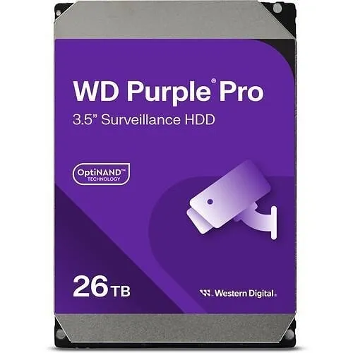 Western Digital WD260PURP WD Purple Pro Smart Video Hard Drive, 26TB