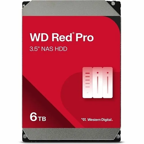 WD WD6003FFBX Hard Disk Drive, 6TB Red Pro Nas HDD