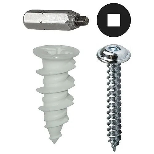 Dottie WDK8NWSQ Anchor, Close Out #8 Nylon Walldriller Anchor Kit
