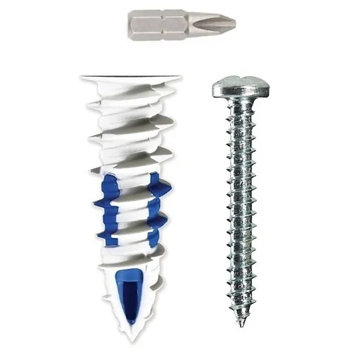 Dottie WDPK6 #6 WallDriller Plus Kit, Nylon WallDriller Plus Anchor Kit