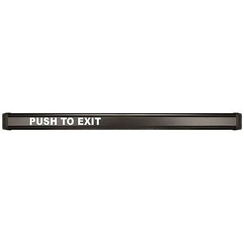 Securitron WEMB-BK Electromechanical Exit Bar, 36", Weather Resistant, Black Anondized