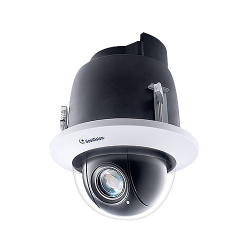 GeoVision GV-QSD5730 5MP H.265 Outdoor Low Lux WDR Pro IP Speed Dome Camera, 33x Optical Zoom, Black/White