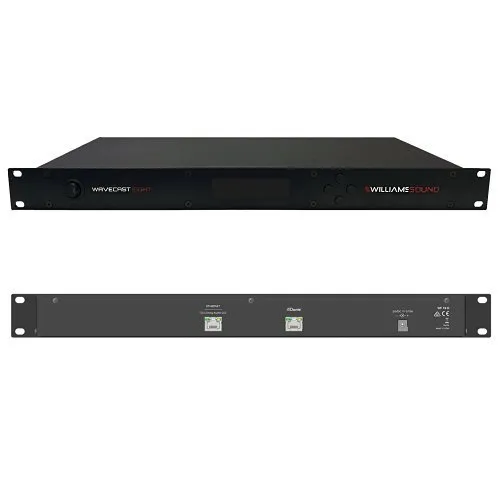 Williams AV WF T8 WaveCAST 8-Channel Wi-Fi Assistive Listening Platform with Dante