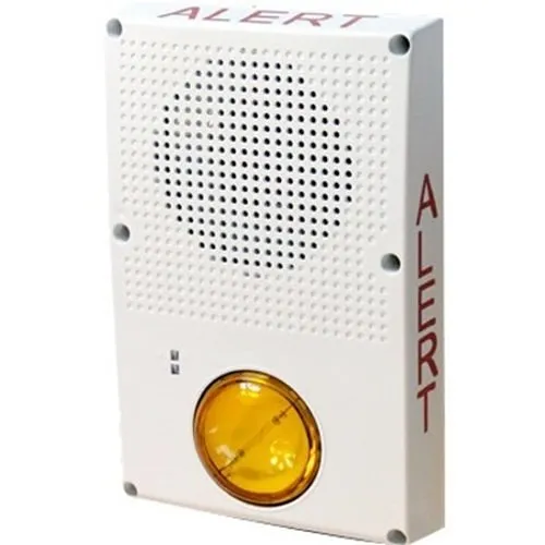 Edwards Signaling WG4WN-SVMA Outdoor Dome Strobe Light, Amber and White