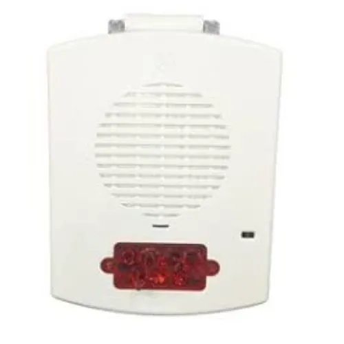 Eaton EL3RMTSTA-ALW Eluxa Outdoor 3R/4X Multi-tone Strobe, Ceiling or Wall Mounting, Amber Lens, White Body