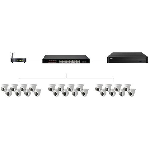 Avycon AVN-S24-2P24W400G 24 Port 400w Gigabit PoE Switch