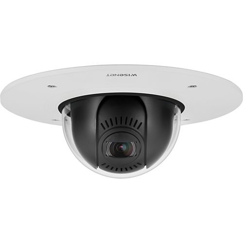 Hanwha XND-6081FZ Wisenet X-Plus 2MP Flush-Mount Indoor Dome Camera, 2.8-12mm Varifocal Lens
