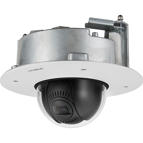Hanwha XND-6081FZ X Series 2MP Flush-Mount Indoor Dome Camera, 2.8-12mm Varifocal Lens, White