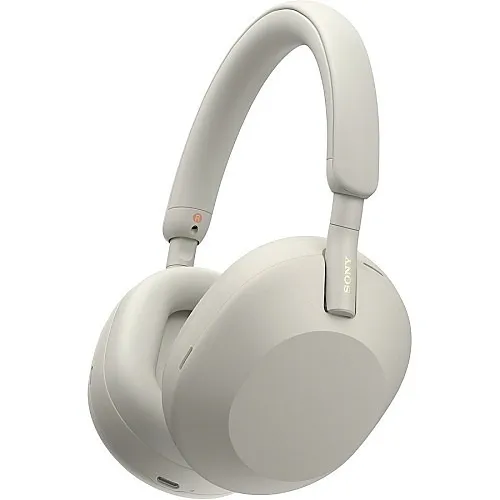 Sony WH1000XM5/S WH Series Wireless Noise-Canceling Over-Ear Headphones, Silver