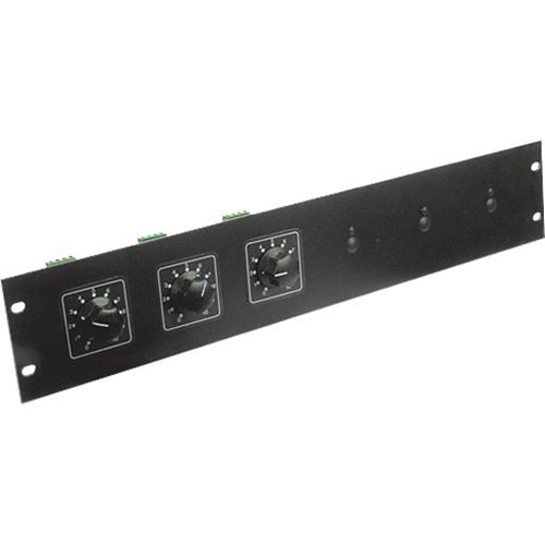 AtlasIED ATPLATE-052 Attenuator Rack Mounting Plate, Holds up to Attenuators