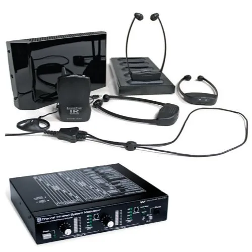 Williams AV WIR SYS SoundPlus Deluxe 2-Channel Infrared Assistive Listening System