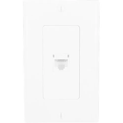 Primex 125-0952-WT Modular Wall Plate Decorative Insert, 2-port, White