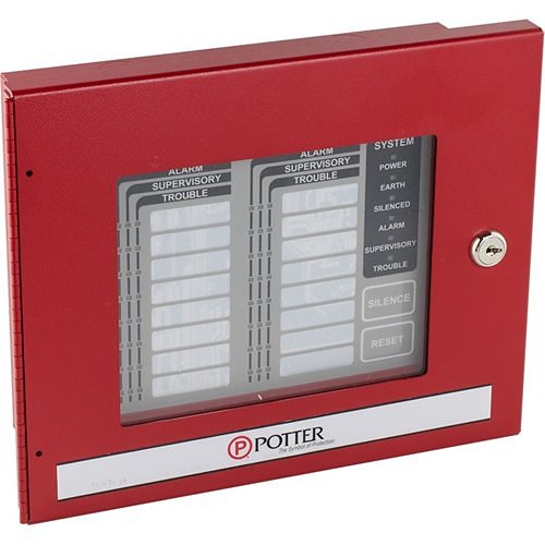 Potter LED-16F 16 Zone LED Annunciator Flush Mount