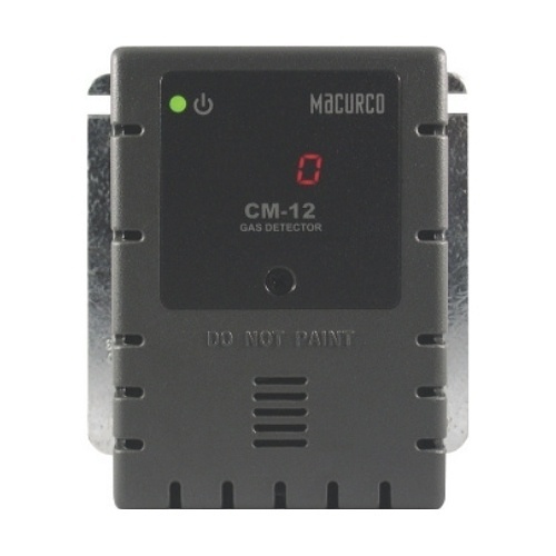 Macurco CM-12 12 Series Carbon Monoxide CO Fixed Gas Detector, 100-240VAC, Grey