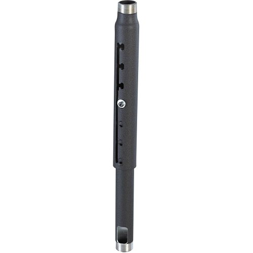 Chief CMS012018 Speed-Connect 12-18" Adjustable Extension Column, 1.5" NPT on Both Ends, TAA Compliant, Black