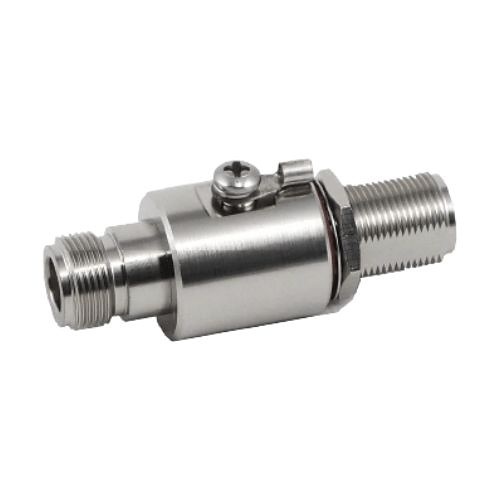 Potter ERCES 3996042 Coaxial Lightning Arrestor Protector, Silver