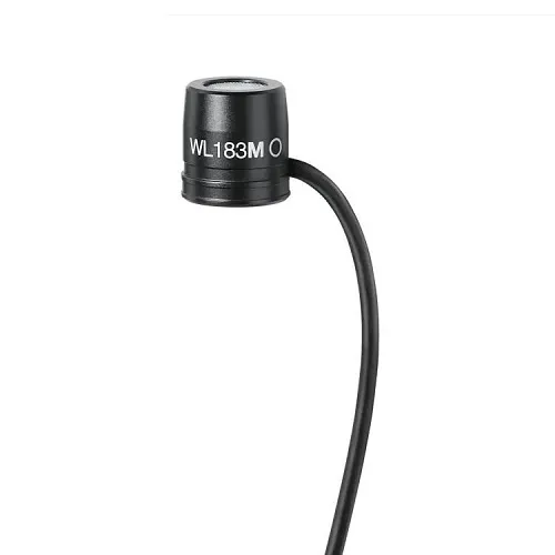 Shure WL183MB/O-TQG Lavalier Microphone Omni, Black