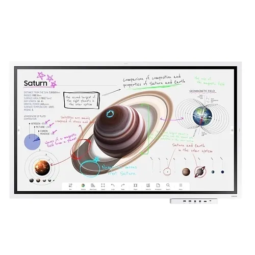 Samsung WM65B 65" WM Series Flip Pro 4K UHD Interactive Display for Education and Business