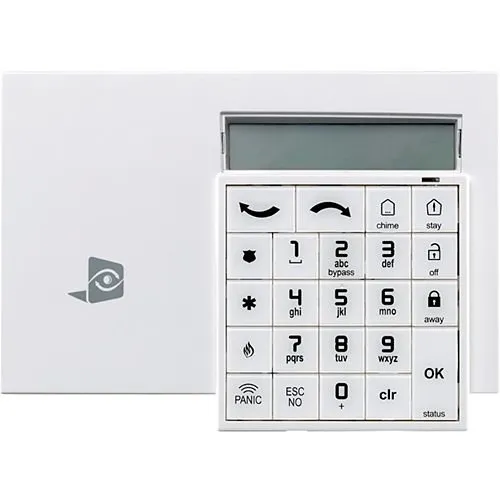 Videofied WMB621 Wireless Horizontal Alphanumeric Alarm Keypad with Proximity Badge Reader