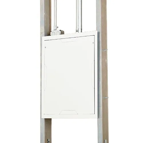 Wiremold WMPAC526FCW In-Wall Storage Box with Flange and Cover