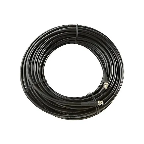West Penn WP-2598G8BM-100 RG8 Plenum BNC to BNC Assembly, 100', Black
