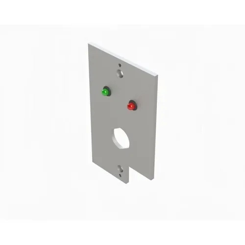 Alarm Controls WP-6 Weather Resistant Cover with Red and Green LEDs, Double "D" Hole for Medeco Lock Hole, Metal Cover