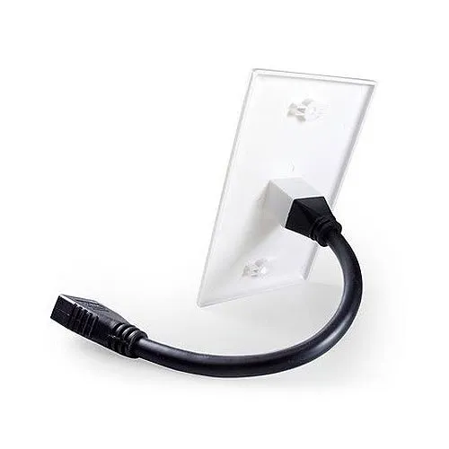 Comprehensive WP-HM1PT HDMI Wallplate 1 Port Pigtail