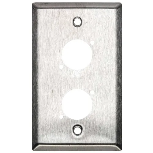 Switchcraft WP1S2 1-Gang 2-Electrical Outlet Holeless Connector