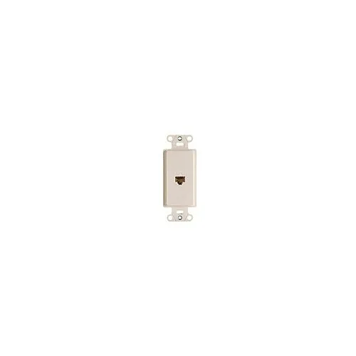 On-Q WP3210WH Pre-Configured 1-Port Strap, RJ45, White