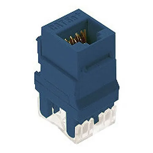 On-Q WP3450BE CAT5e RJ45 Keystone Connector, Blue