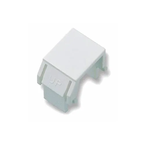 On-Q WP3455WH Blank Keystone Insert, 10-Pack, White